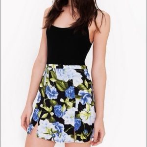 American Apparel Crepe Floral Skirt XS